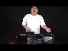 12V βαθύ κύκλο RV LiFePo4 μπαταρία 100ah έξυπνη ενέργεια ηλιακή μπαταρία λιθίου