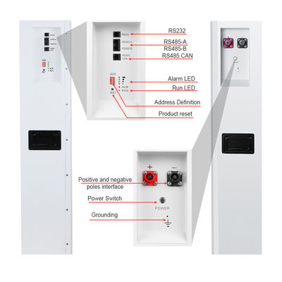 10kwh Ηλιακή Lifepo4 μπαταρία Powerwall 48V Off Grid Λιθιοϊονική μπαταρία 100ah 200ah