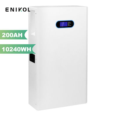 Ηλιακή ενέργεια Λίθιο τοίχωμα LiFePo4 μπαταρία 10kw 20kw 48V 200Ah