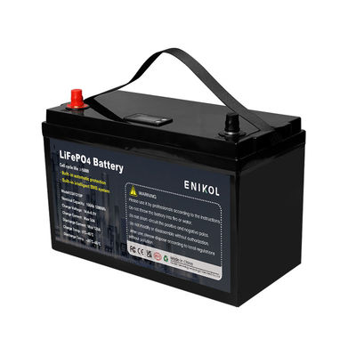12V βαθύ κύκλο RV LiFePo4 μπαταρία 100ah έξυπνη ενέργεια ηλιακή μπαταρία λιθίου