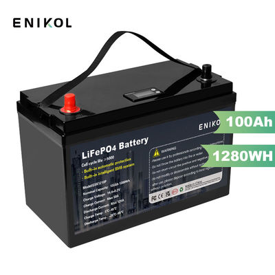 Ηλιακή μπαταρία λιθίου 12V 100ah 1kw Lifepo4 μπαταρία ιόντων λιθίου EVE