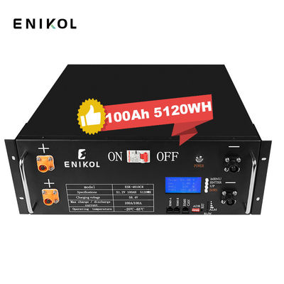 Λι-Ιόντα LiFePo4 μπαταρία 24V 200ah επαναφορτιζόμενη ηλιακή μπαταρία 100ah 48V