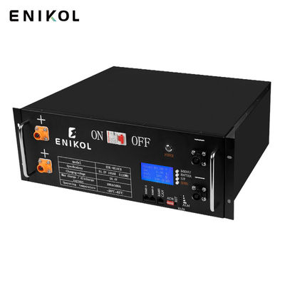Σπίτι 51.2V 100AH Ηλεκτρική μπαταρία αποθήκευσης ενέργειας οικιακής χρήσης 64 Max Παράλληλο Λιθιο σιδηροφωσφορικό