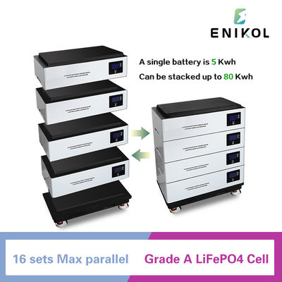 51.2V 300AH 15KW μπαταρία φωσφορικών ιόντων λιθίου για την αποθήκευση ενέργειας στο σπίτι 5KWH
