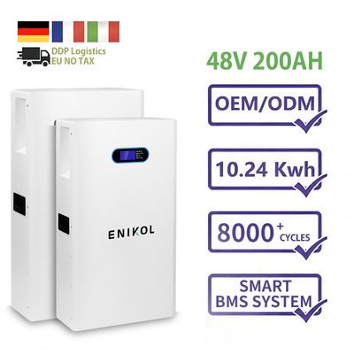 10KWH χωρητικότητα 48V Ηλιακή μπαταρία Max 16 σετ Παράλληλη μπαταρία λιθίου RS485/CAN επικοινωνία
