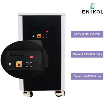 Προσαρμογή 48v 300ah Lifepo4 Home μπαταρία Ηλιακή 15kwh Lithium μπαταρία πακέτο