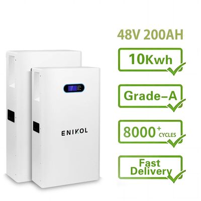 48V μπαταρία ιόντων λιθίου τοίχος 200Ah 51.2V LiFePo4 μπαταρία powerwall