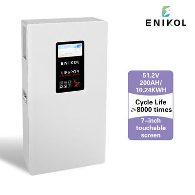 200AH 51.2V μπαταρία αποθήκευσης ενέργειας σιδηροφωσφορικού λιθίου με πρωτόκολλο RS485/RS232/CAN
