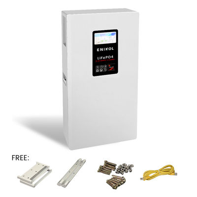 51.2V 300Ah LiFePO4 μπαταρία 48V μπαταρία λιθίου 15kwh τοίχος με 7-ιντσών οθόνη αφής