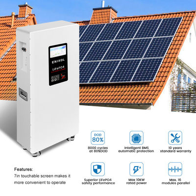 15KWH Αγγίξιμη οθόνη 300AH 51.2V Ηλιακή μπαταρία αποθήκευσης ενέργειας οικιακής χρήσης με τροχούς για το σπίτι